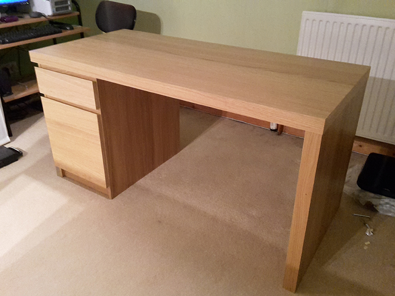 Flat Pack Desk Assembly 